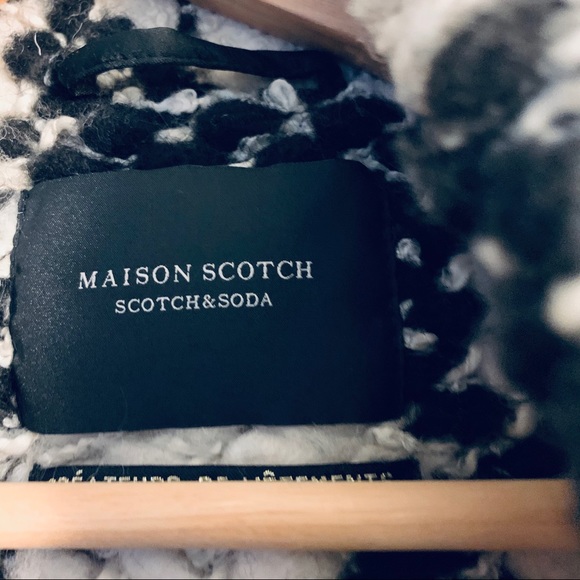 Madison Scotch Geo cocoon coat - Picture 3 of 10